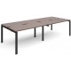 Adapt 1200mm Deep | 4 Person Back to Back Bench Desk